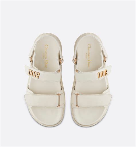 dior white flat sandals|christian Dior sandals price.